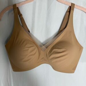 HoneyLove Crossover V-Neck NWT Bra Nude 34D/DD (E) Style #BRBR00018